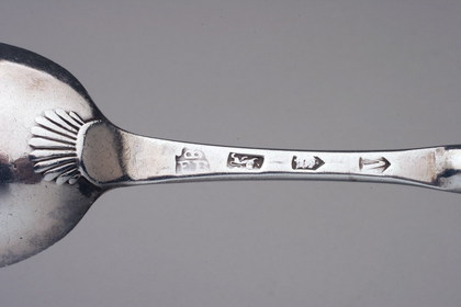 George II shellback marrow spoon